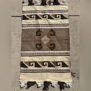 Vintage Navajo handwoven rug